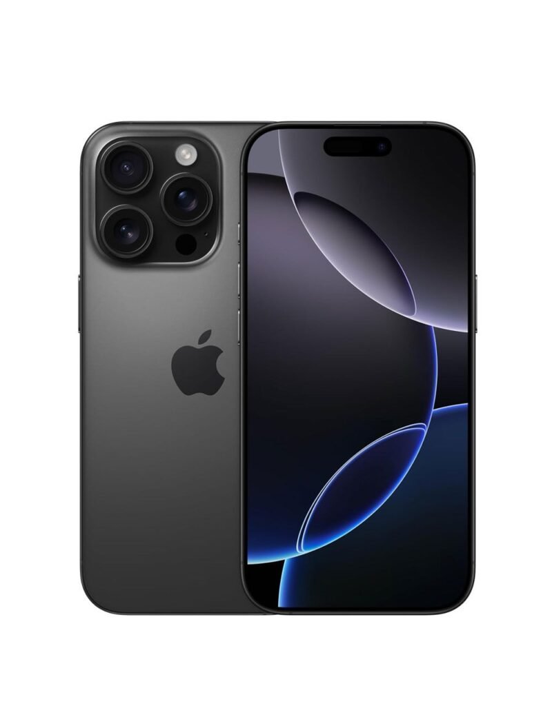 Apple iPhone 16 Pro (128GB) - Black Titanium with Face ID